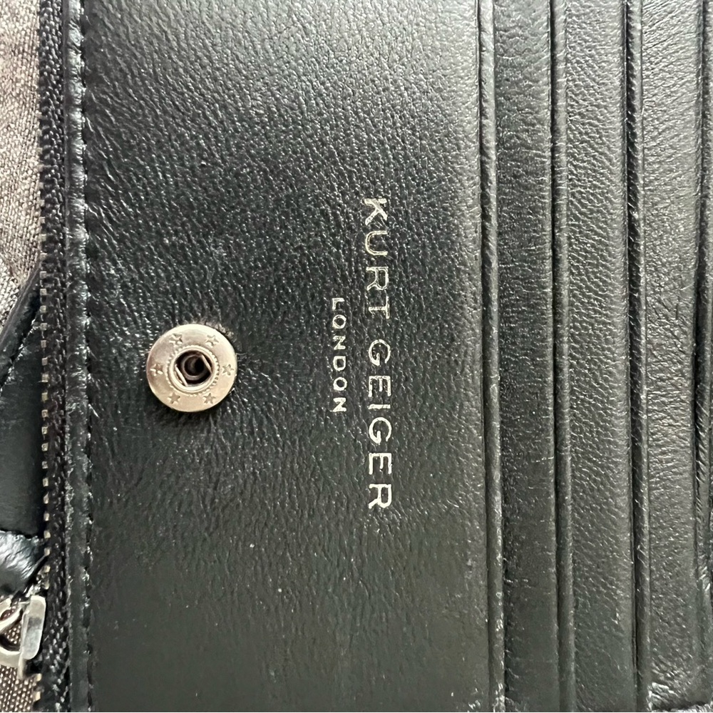 Kurt Geiger Black Quilted Wallet - Picture 5 of 5